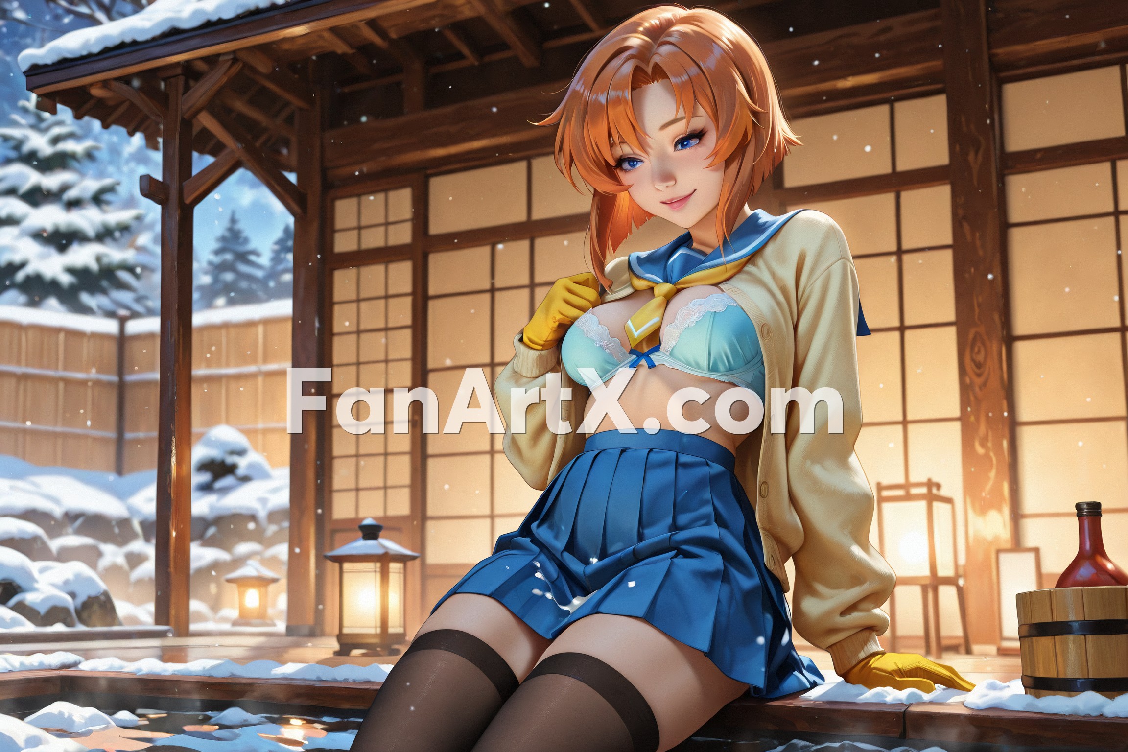 Rena Ryuugu Fanart - Rena When They Cry character 3919820